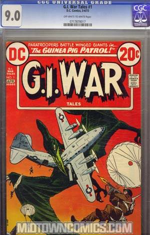 G.I. War Tales #1 CGC 9.0