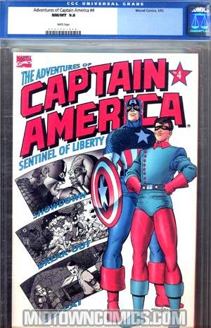 Adventures Of Captain America #4 CGC 9.8