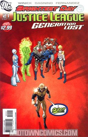Justice League Generation Lost #21 Cover B Incentive Kevin Maguire Variant Cover (Brightest Day Tie-In)
