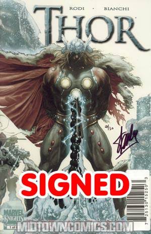 Thor For Asgard #1 Cover B DF Signed By Stan Lee