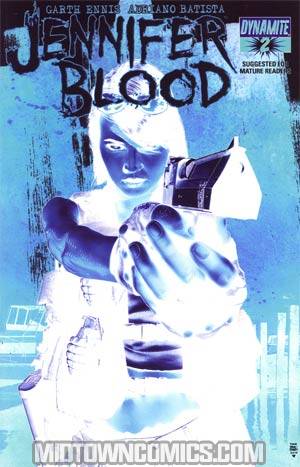 Garth Ennis Jennifer Blood #2 Incentive Tim Bradstreet Negative Art Cover