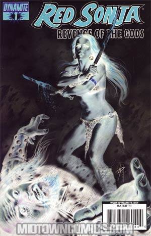 Red Sonja Revenge Of The Gods #1 Incentive Lucio Parrillo Negative Art Cover