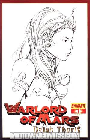 Warlord Of Mars Dejah Thoris #1 Incentive David Finch Sketch Cover