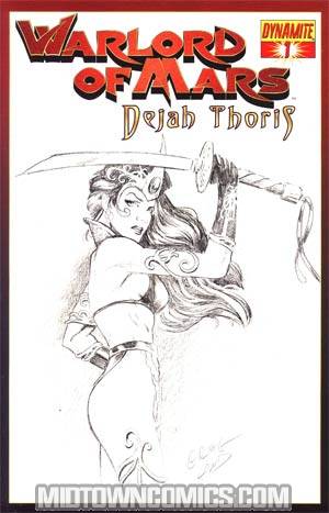 Warlord Of Mars Dejah Thoris #1 Incentive Greg Land Sketch Cover