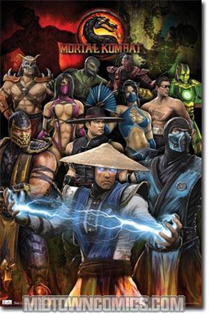 Mortal Kombat Group Poster