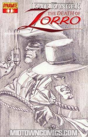 Lone Ranger Zorro Death Of Zorro #1 Cover G Incentive Alex Ross Sketch Cover