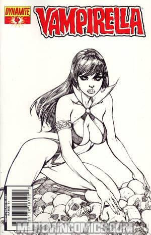 Vampirella Vol 4 #4 Incentive Ale Garza Sketch Cover