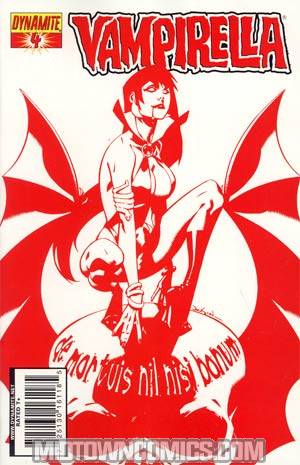 Vampirella Vol 4 #4 Incentive Jason Pearson Blood Red Cover