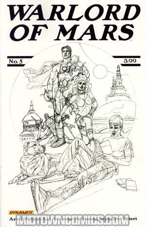 Warlord Of Mars #5 Incentive Joe Jusko Sketch Cover