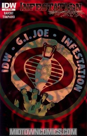 GI Joe Infestation #2 Incentive Zombie-Fied Logo Variant Cover