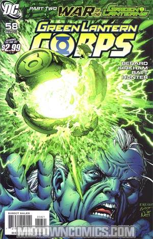 Green Lantern Corps Vol 2 #58 Cover B Incentive Tyler Kirkham Variant Cover (War Of The Green Lanterns Part 2)