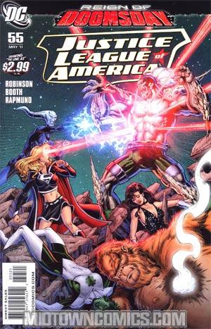 Justice League Of America Vol 2 #55 Incentive Dan Jurgens Variant Cover (Reign Of Doomsday Tie-In)