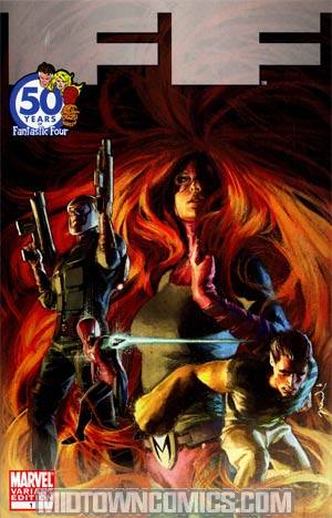 FF #1 Cover B Incentive Gerald Parel Fantastic Four 50th Anniversary Variant Cover