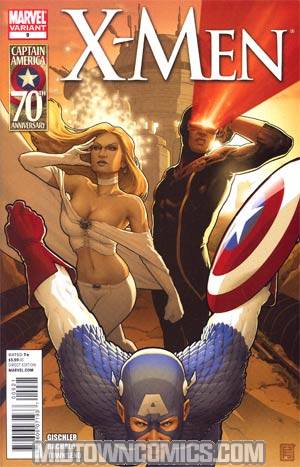 X-Men Vol 3 #9 Cover B Incentive John Tyler Christopher Captain America 70th Anniversary Variant Cover