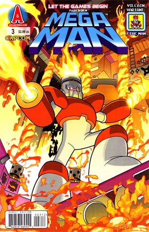 Mega Man Vol 2 #3 Variant Ben Bates Villain Cover