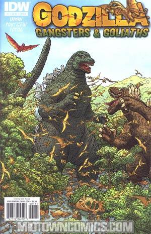 Godzilla Gangsters & Goliaths #1 Cover A Regular Geof Darrow Cover