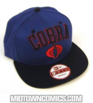 GI Joe Cobra Hero Official Blue Black Snap Back Cap