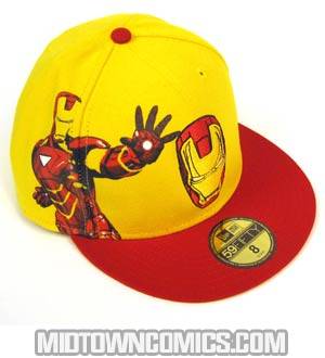 Iron Man Materialize Official Yellow Red - Size 7 1/4 (57.7 cm / 22.75 in)