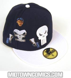 Punisher Materialize Official Blue White - Size 7 3/4 (61.5 cm / 24.25 in)