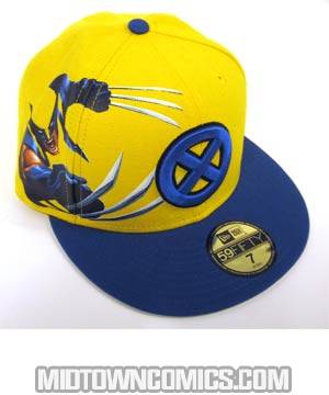 X-Men Materialize Official Yellow Blue - Size 7 1/2 (59.67 cm / 23.5 in)