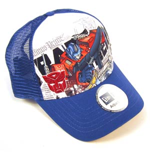 Transformers Optimus Prime Heroic Official White Black Trucker Cap