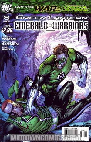 Green Lantern Emerald Warriors #8 Cover B Incentive Tyler Kirkham Variant Cover (War Of The Green Lanterns Part 3)