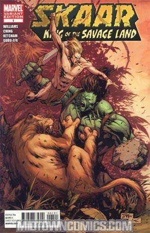 Skaar King Of The Savage Land #1 Cover B Incentive Billy Tan Variant Cover