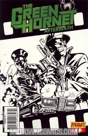 Green Hornet Aftermath #1 Cover B Incentive Nigel Raynor Sketch Cover