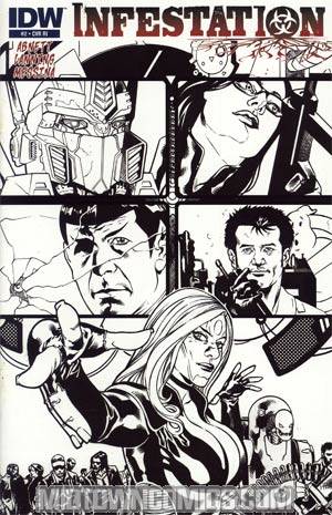 Infestation #2 Cover D Incentive David Messina Sketch Cover