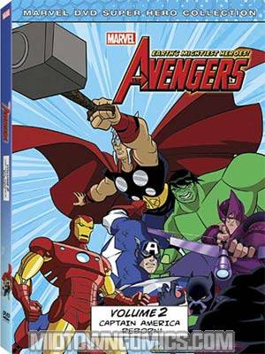 Marvel The Avengers Earths Mightiest Heroes Vol 2 Captain America Reborn DVD