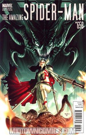 Amazing Spider-Man Vol 2 #658 Cover B Incentive Thor Goes Hollywood Variant Cover (Spider-Man Big Time Tie-In)