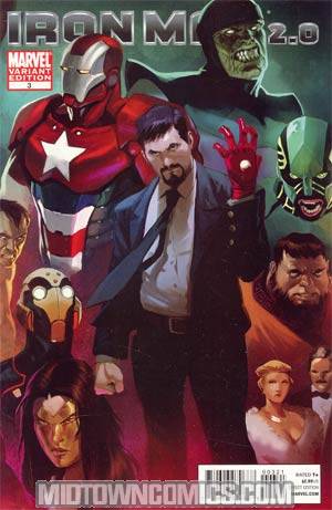 Iron Man 2.0 #3 Cover B Incentive Marko Djurdjevic Variant Cover