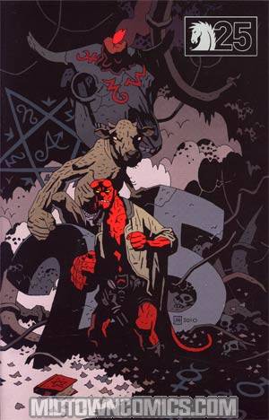 Hellboy Buster Oakley Gets His Wish Incentive Mike Mignola Dark Horse 25th Anniversary Variant Cover