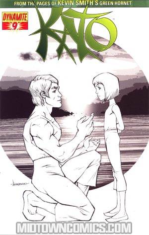 Kevin Smiths Kato #9 Cover C Incentive Ale Garza Black & White & Green Cover