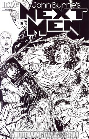 John Byrnes Next Men Vol 2 #5 Incentive John Byrne Sketch Cover