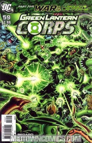 Green Lantern Corps Vol 2 #59 Cover B Incentive George Perez Variant Cover (War Of The Green Lanterns Part 5)