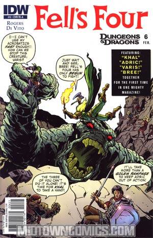 Dungeons & Dragons #6 Cover C Incentive Jorge Lucas Classic Fantastic Four Homage Variant Cover