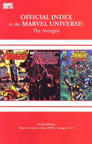 Avengers Thor & Captain America Official Index To The Marvel Universe #15