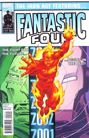 Iron Age #2 Fantastic Four By Ron Frenz Cover