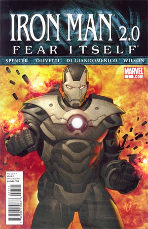 Iron Man 2.0 #7 Regular Ariel Olivetti Cover (Fear Itself Tie-In)