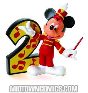 Disney Showcase Mickey Mouse By The Numbers Figurine - 2 Band Leader Mickey