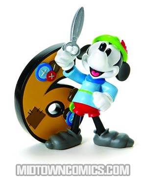 Disney Showcase Mickey Mouse By The Numbers Figurine - 6 Tailor Mickey