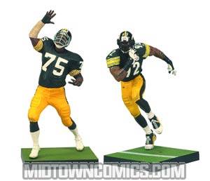 McFarlanes Sports Picks NFL Joe Greene James Harrison Action Figure 2-Pack Case