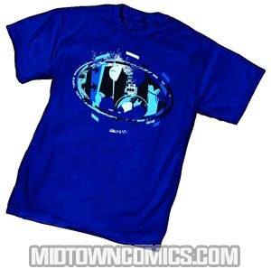 Batman Fractured Symbol T-Shirt Large