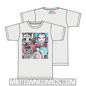 tokidoki x Marvel Heroes White T-Shirt Large