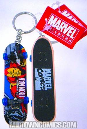 Marvel Skateboard Keyring - Iron Man