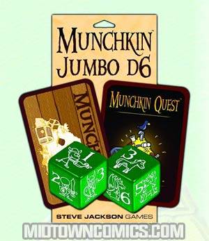 Munchkin Jumbo D6 Set - Green