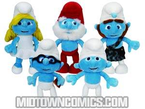 Smurfs Movie Basic Plush Wave 1 Assortment Case