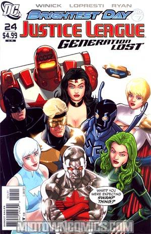 Justice League Generation Lost #24 Cover B Incentive Kevin Maguire Variant Cover (Brightest Day Tie-In)