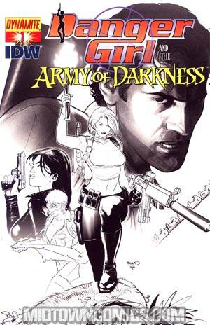 Danger Girl And The Army Of Darkness #1 Cover F Incentive Paul Renaud Sketch Cover